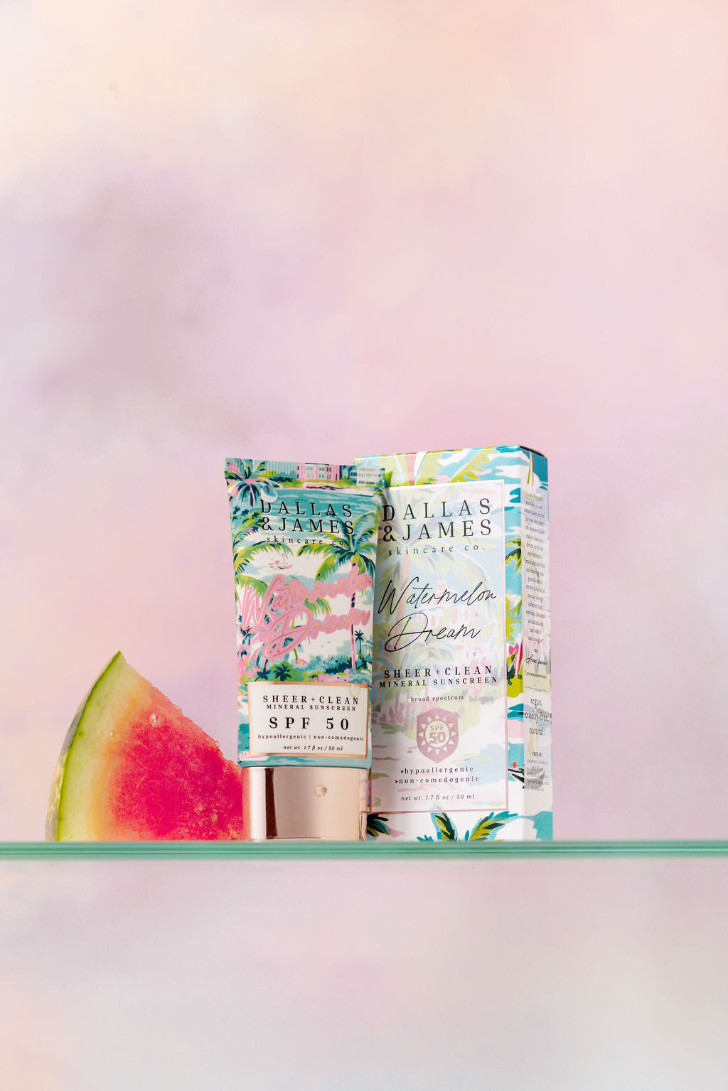 Watermelon Dream Sheer + Clean Mineral Sunscreen - SPF 50