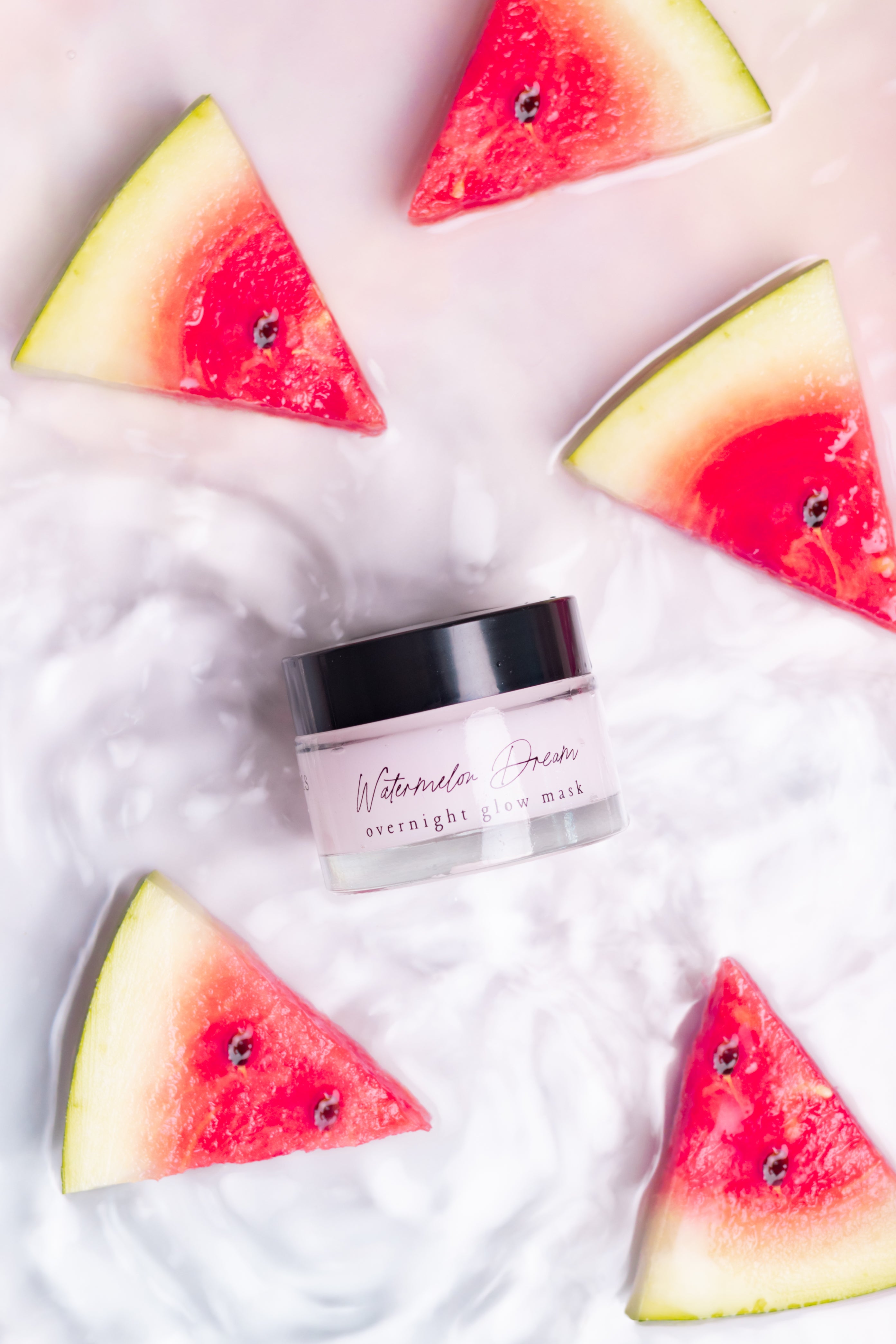 Dallas & James Skincare Co. Clear Skin Bundle: Watermelon Dream Clarity Serum 1 oz + Watermelon Dream Overnight Glow Mask 1.7 oz