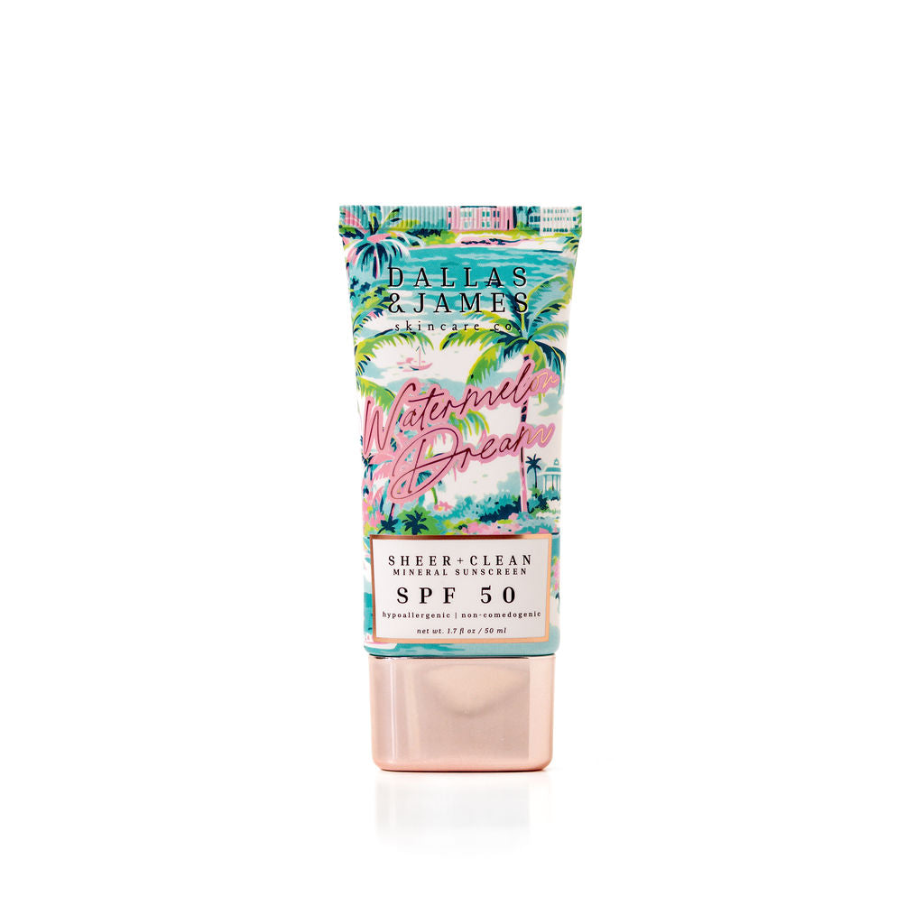 Watermelon Dream Sheer + Clean Mineral Sunscreen - SPF 50